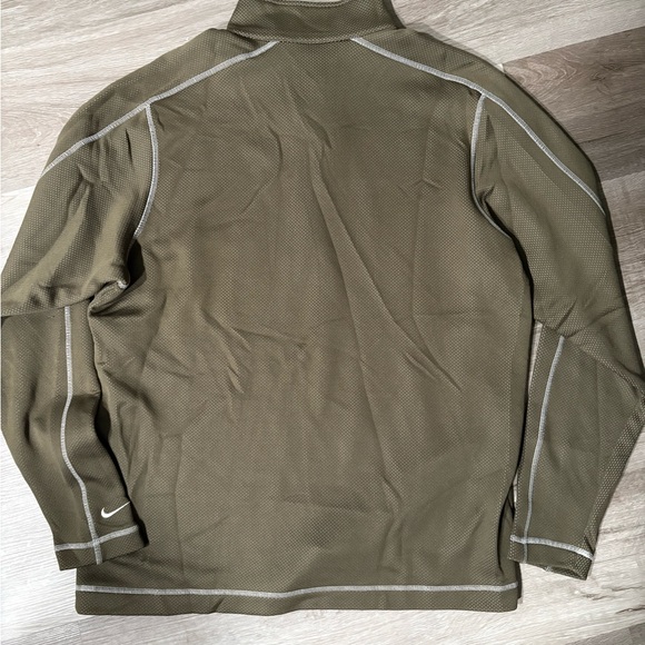 Nike Olive Quarter-Zip Pullover - Picture 6 of 6
